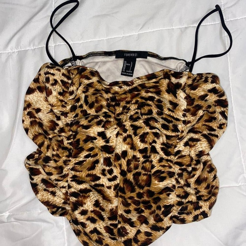 Leopard Crop Top